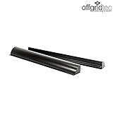 Offgridtec© Aluminium Spoiler Solar Modul Halterung 530mm Schwarz inkl. Edelstahlschraub