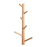 Wandgarderobe Massivholz Kleiderständer Haken Kreative Einfache Multifunktions-Wohnzimmer Schlafzimmer Zimmergarderobe Storage Rack Haken Moderne Hak