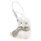 Weihnachtsbaumschmuck Weihnachten Baumanhänger Mini-Weihnachtsbaum-Verzierung Niedlicher Plüsch-weißer Tier-Dekor Weihnachtsbaum Hängende Weihnachtsbaumdek