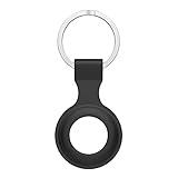 Schutzhülle für AirTags Schlüsselfinder（Locator Tracker）,Mini AirTags Tracker Abdeckung,AirTags Case Cover mit Schlüsselanhänger,Silikon Hülle Kratzfestes Tragbares Waschbares Zubehör Case für Airtag