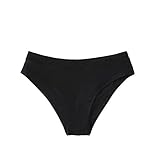 Badeshorts, einfach, für Damen, Bikini, Badeanzug, Jungen, Damen, Bikini, kurz, Größen Strand hoch, Schwarz , M