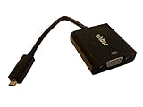 vhbw HDMI Micro auf VGA Adapter Konverter kompatibel mit Rasperry PI 400 für Monitor, TV, PC, Laptop, Display Bildschirm, F