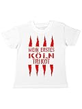 clothinx Mein erstes Köln Trikot Kinder T-Shirt Weiß Gr. 104