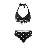 PMJAdd8s4 Bikini Damen Push Up Sexy Bikini Schwangerschaft Badeanzug Shape Damen Bügel-Tankini Tankini Oberteil Tankini Schwangerschaft Bikini Push Up Bikini Damen Push Up Für Kleine Brüste Schwarz M