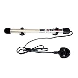 Bodhi2000 Aquariumheizung, Thermostat-Heizung, Tauchwasserbereiter, automatischer Durchlauferhitzer, konstante Temperatur, Heizstab, UK-Stecker, 50 W