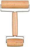 Pinsheng Nudelholz, Holzgebäck Pizza Roller Pin, Holz Teig Roller, Naturholz Smooth Roller Küchenutensilien Ideal zum Backen von Teig, Pizza, Kuchen, Gebäck, Nudeln und Kek