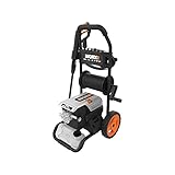 Worx WG607 Elektrischer Hochdruckreiniger mit Rollwagen und 4 Düsen, 13 A, 2200 PSI