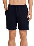 Schiesser Herren Mix & Relax Bermuda Schlafanzughose, Blau(Blau), XX-Large (Herstellergröße: 056)