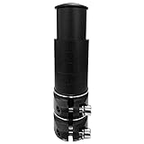 HIXISTO Fahrradvorbauten，LenkererhöHung Fahrrad Aluminiumlegierung Fahrradgabel Stiel Riser Extender Schaftkopf UP Raiser Lenker Riser Adapter Fahrrad Hals aus Extour (Color : Black 124mm)