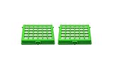 Green Label 2er-Pack HEPA Filter für Rowenta Compacteo Ergo und City Space und Moulinex Compacteo Ergo, City Space und Accessimo Staubsauger (Vergleichbar mit ZR 004501)