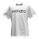 Kenzo T-Shirt Logo Classic Herren, Weiß, 100 % organische Baumwolle (klein), weiß, L