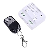 Frotox AC 85V-250V 433Mhz RF Funkfernbedienung A B Schlüssel Schalter Empfänger Sender Set für Licht Garag