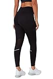 TCA SuperThermal Damen Sportleggings/Laufhose/Laufleggings mit Taschen - Black Rock (Schwarz), M