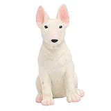 B Blesiya Micro Landschaft Deko Tier Figur Winterfigur Dekofiguren Weihnachtsdekofigur Weihnachtsfiguren - Bullterrier Fig
