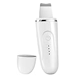 TRPYA Ultraschallreinigungsgerät Reiniger, elektrisch USB Aufladung Tragbares Schönheitsgerät, Home Entgiftung Reinigungsgerät Hautverstärkungsreiniger Massagegerät (Color : White)