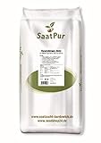 SaatPur Rasendünger Aktiv 25 kg für ca. 400-500m², Bacillus Subtilis, organisch-mineralisch NPK 14+4+10 Mikro - Rasen Dünger, Mähroboter geeig
