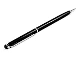 Deet® Samsung Galaxy S7 S8 und S9 Black Pro Captive Touch Tip Stylus Pen mit Gummispitze und T