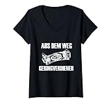 Damen Geringverdiener - Aus dem Weg Geringverdiener T-Shirt mit V