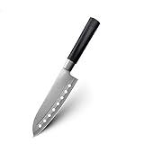 Küchenmesser 5 7 8 Zoll 3CR13 420C Hohe Carbon Edelstahl Utility Slicing Obst Gemüse Fleisch Chefmesser Messer Werkzeugkochset Messerset (Color : 7 inch santoku)