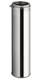 Edelstahl Schornsteinverlängerung - Doppelwandiges Schornsteinrohr in allen Längen und Durchmessern (Ø 150mm, 1000mm)