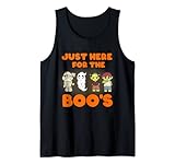 Just Here For The Boos Halloween 2021 Süße Monster Tank Top