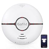 Gafild Rauchmelder WLAN, Funk WiFi rauchmelder Smarter Feuermelder WLAN Smart Home Brandmelder mit App Intelligenter Alarm Fotoelektrischem Sensor Batterie Austauschbar Entspricht EN14604 und TÜV
