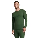 Men's Merino Long Sleeved Shirt 1 Pack XXL Green 1-Pack