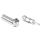 Hama CarHifi-Adapter Antennenstecker ISO, 90° abgewinkelt - Antennenkupplung DIN & Antennenadapter Antennenstecker DIN - Antennenkupplung ISO