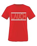 Comedy Shirts - Lauch - Jungen T-Shirt - Rot/Beige-Weiss Gr. 86/92