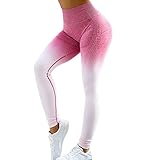 Evansamp Yogahose Damen Lang Sports Leggings Damen Yoga Hose Leggings Fitness Laufen High Taille Yoga Hose High Waist Sportlegging
