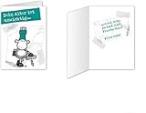 Sheepworld - Mini-Klappkarte, Geburtstagskarte Nr. 24 'Dein Alter ist unwichtig ... es sei denn, Du bist eine Flasche Wein! Alles Gute!' (80524)