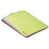 ALL EAZY HOME & KITCHEN Schneidebrett Kunststoff (6er Set) • Brettchen spülmaschinenfest & BPA-frei (35 x 23 x 0,25 cm)