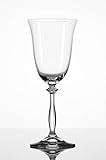 Bohemia Cristal 093 006 001 Weingläser 350 ml aus Kristallglas 6er Set 'Angela'