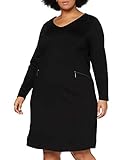 TOM TAILOR MY TRUE ME Damen Basic Kleid, 14482-Deep Black, 50