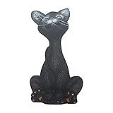 Meditationsstatue Katze Statue Hunde-Statue Zen Yoga Hase Deko Figur Harz Meditation Yoga Decor,Feng Shui Ornament Skulptur,Sammlung Handwerk,Rasen Garten Dek