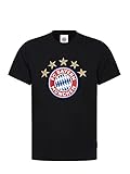 FC Bayern München Kinder T-Shirt Logo schwarz, 152