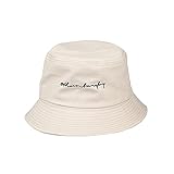 Unisex Eimer Hut Graffiti Brief Frauen Männer Angeln Fischerhut Herbst Winter Outdoor Warm Cap -24 beige-One S