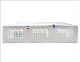 GOJOOASIS 3x9m Partyzelt UV-Schutz Gartenzelt Hochzeit Festzelt 110g/m² PE Pavillon mit 8 S