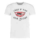 Scallywag® Eishockey T-Shirt Hockey Smile I Größen XS - 3XL I A BRAYCE® Collaboration (Eishockey Ausrüstung) (L)