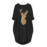 Hanxiulin Weihnachts Kleid DamenDrucken Lässiges Kleider Weihnachtskleid Pullover Kapuze BedrucktesWeinachtspullies ​Weihnachtsoutfit Longpullover Festliche Geschenk Für F