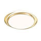 EraTenager Runde Deckenleuchte Ultradünne LED-Deckenleuchte 3 Farbtemperaturen in Einer Eingebetteten Installation Seitlich emittierende Design-Deckenbeleuchtungsleuchte Luxus-Wohnzimmerlamp