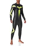 arena Herren Profi Triathlon Neoprenanzug (Optimale Wasserlage, Verbesserte Bewegungsfreiheit), Black (50), L