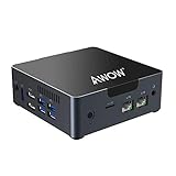AWOW Mini PC AK34 Windows 10 6GB DDR4 128GB SSD Desktop Computer, Intel Celeron N3450 4K HD/Dual LAN/2.4G+5G WiFi/BT 4.2/HDMI