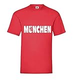 München Mönch Wappen Männer T-Shirt Rot L - shirt84