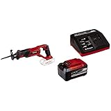 Einhell Akku-Universalsäge TE-AP 18 Li Power X-Change (Li-Ion, 18 V, 22 mm Hubhöhe, werkzeugloser Sägeblattwechsel, max. 100 mm Schnitttiefe in Holz, inkl. 5,2 Ah Akku und Fastcharger)