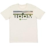 John Deere Herren T-Shirt Boom Heather Cream Short Sleeve - Schwarz - XX-Larg