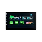 XTRONS Android 10.0 Autoradio,7 Zoll Octa Core 2GB 32GB Multimedia Player Navigationssystem Eingebautes CarAutoPlay Screen Mirroring DSP WiFi( Universal 2Din Keine DVD)