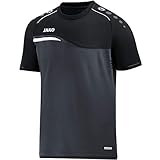 JAKO Herren T-shirt Competition 2.0, anthrazit/schwarz, XL, 6118