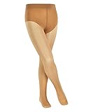 FALKE Unisex Kinder Strumpfhose Pure Matt, Polyamid, 1 Paar, Beige (Cocoon 4059), 134-146 (9-12 Jahre)