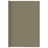 vidaXL Zeltteppich Vorzeltteppich Campingteppich Vorzeltboden Zeltboden Camping Teppich Wohnwagen Terrasse Outdoor 250x450cm Taupe HDPE